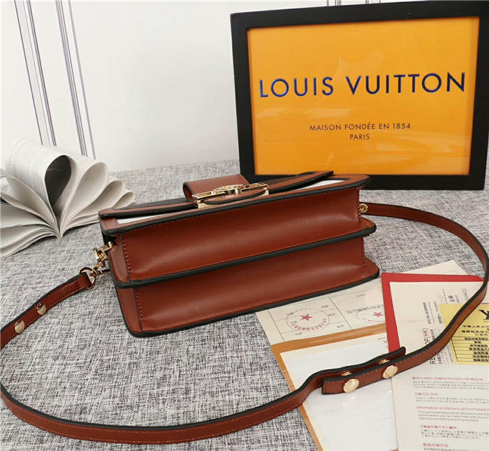 Louis Vuitton Dauphine MM Bag Black/White