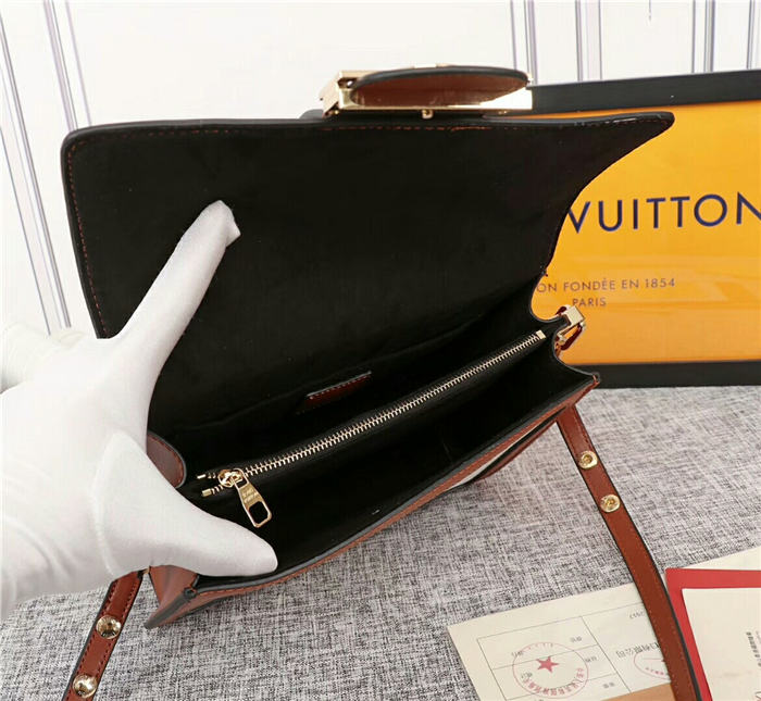 Louis Vuitton Dauphine MM Bag Black/White