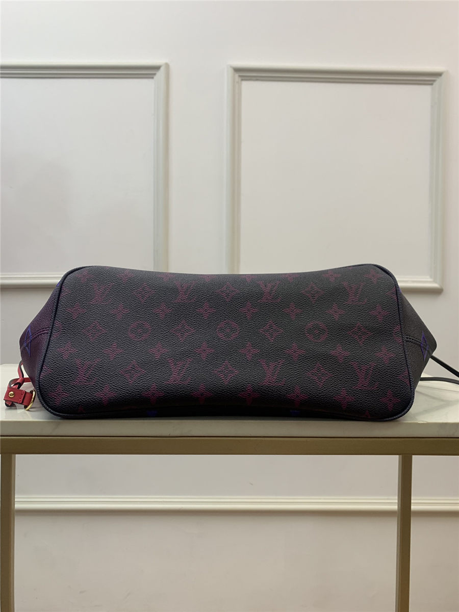 Louis Vuitton NEVERFULL MM Monogram coated canvas Midnight Fuchsia M20511 High