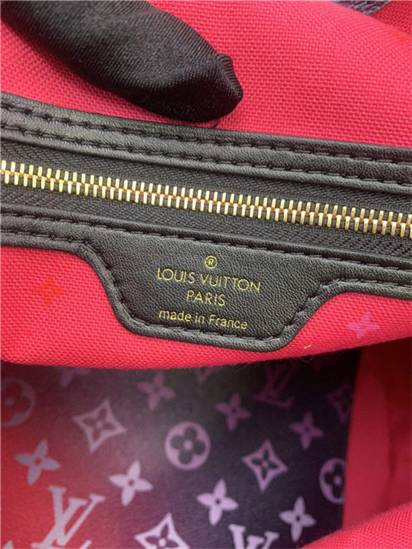 Louis Vuitton NEVERFULL MM Monogram coated canvas Midnight Fuchsia M20511 High