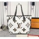 Louis Vuitton Neverfull MM Bag Monogram Ivoire Mid