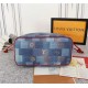 Louis Vuitton Neverfull MM Bag Monogram Denim Mid