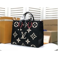 Louis Vuitton LV CRAFTY ONTHEGO GM Bag Black