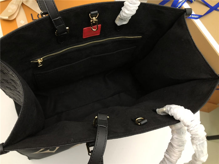 Louis Vuitton LV CRAFTY ONTHEGO GM Bag Black