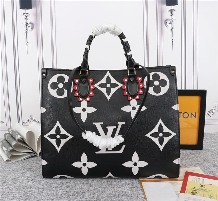 Louis Vuitton LV CRAFTY ONTHEGO GM Bag Black