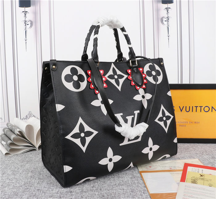 Louis Vuitton LV CRAFTY ONTHEGO GM Bag Black