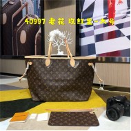 Louis Vuitton Neverfull GM Bag Monogram Canvas Fuchsia