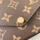 Louis Vuitton Félicie Strap & Go Monogram coated canvas M80091 High