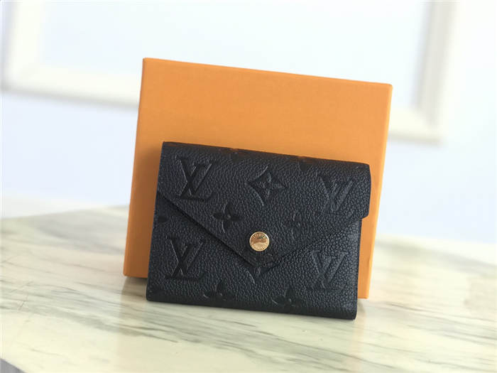 Louis Vuitton VICTORINE WALLET Monogram Empreinte Black High