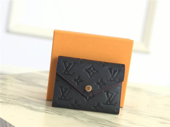 Louis Vuitton VICTORINE WALLET Monogram Empreinte Navy High