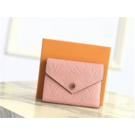 Louis Vuitton VICTORINE WALLET Monogram Empreinte Pink High