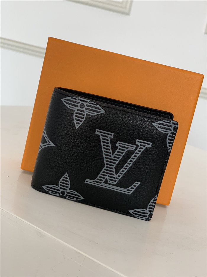 Louis Vuitton MULTIPLE WALLET Taurillon Shadow High