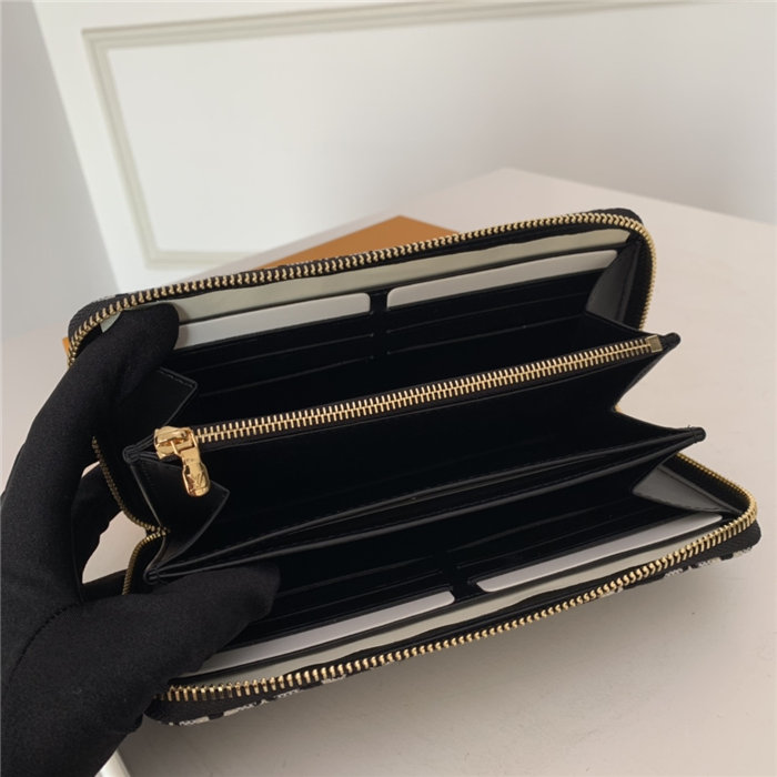 Louis Vuitton ZIPPY WALLET SINCE 1854 Black High