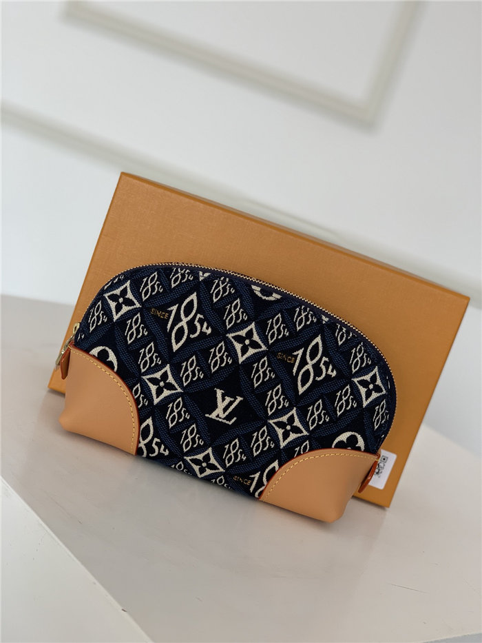 Louis Vuitton SINCE 1854 POCHETTE COSMETIQUE Blue High