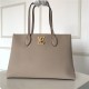 Louis Vuitton LOCKME SHOPPER Grained calf Greige High