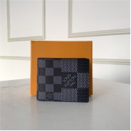 Louis Vuitton MULTIPLE WALLET Damier Graphite Black High