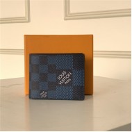 Louis Vuitton MULTIPLE WALLET Damier Graphite Navy High