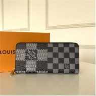 Louis Vuitton ZIPPY WALLET VERTICAL Black/White High