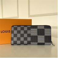 Louis Vuitton ZIPPY WALLET VERTICAL Black/White High