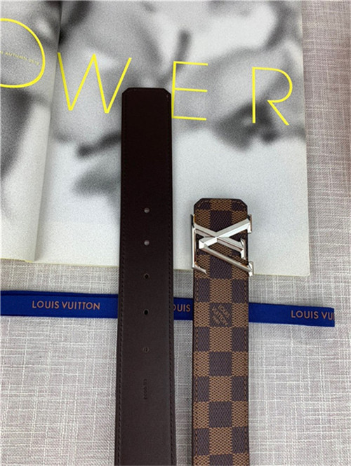 Louis Vuitton LV PYRAMIDE 40MM BELT Damier Ebene High