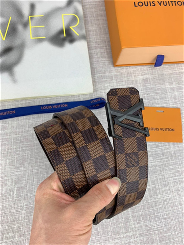 Louis Vuitton LV PYRAMIDE 40MM BELT Damier Ebene High