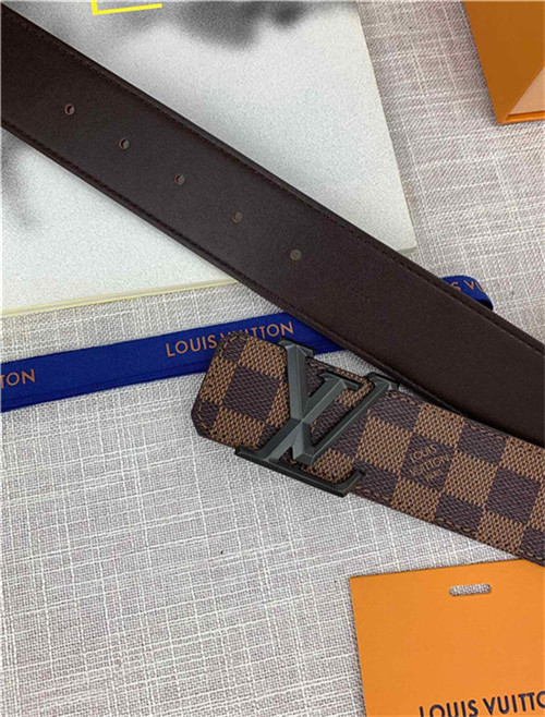 Louis Vuitton LV PYRAMIDE 40MM BELT Damier Ebene High