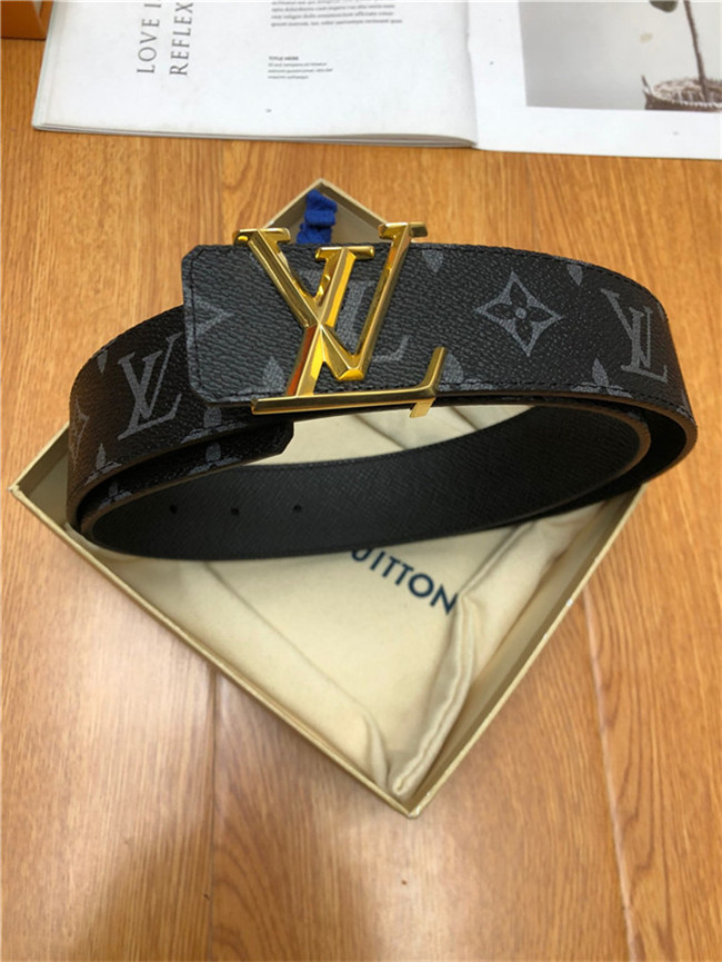 Louis Vuitton LV PYRAMIDE 40MM Reversible BELT Monogram Eclipse High