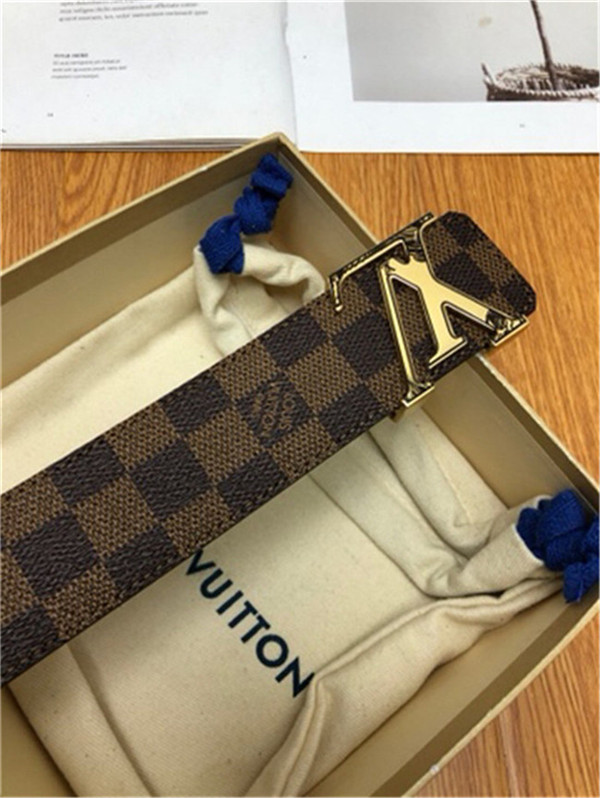 Louis Vuitton LV INITIALES 40MM BELT Damier Ebene High