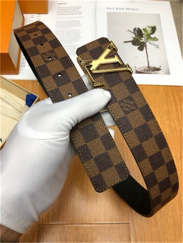 Louis Vuitton LV INITIALES 40MM BELT Damier Ebene High