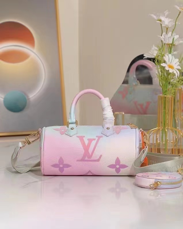 Louis Vuitton PAPILLON BB Monogram coated canvas Sunrise Pastel M46078 High