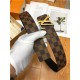 Louis Vuitton LV INITIALES 40MM BELT Damier Ebene Anti-Gold High