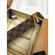 Louis Vuitton LV INITIALES 40MM BELT Damier Ebene Anti-Gold High