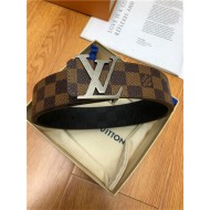 Louis Vuitton LV INITIALES 40MM BELT Damier Ebene Anti-Silver High