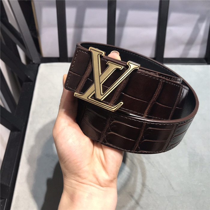 Louis Vuitton LV INITIALES 40MM BELT Crocodile High