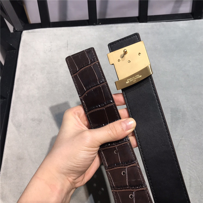 Louis Vuitton LV INITIALES 40MM BELT Crocodile High