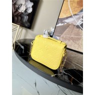 Louis Vuitton MICRO MÉTIS Bag Monogram Empreinte embossed supple grained cowhide leather Yellow M81407 High