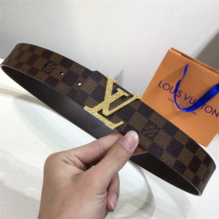 Louis Vuitton LV INITIALES 40MM BELT Damier Ebene High