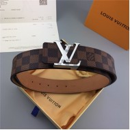 Louis Vuitton LV INITIALES 38MM BELT Damier Ebene High