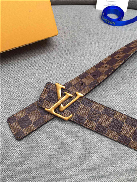 Louis Vuitton LV INITIALES I 40MM BELT Monogram Damier Ebene High