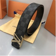 Louis Vuitton LV INITIALES Damier 40MM BELT Damier High