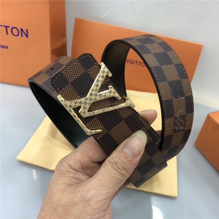 Louis Vuitton LV INITIALES Damier 40MM BELT Damier Ebene High