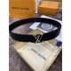 Louis Vuitton LV INITIALES II 40MM BELT Leather High