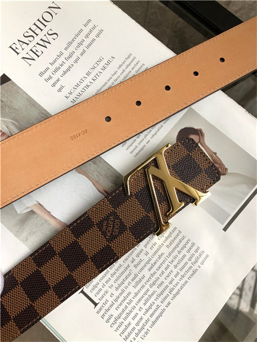 Louis Vuitton LV INITIALES 40MM BELT Damier Ebene High