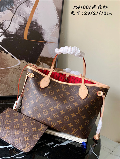 Louis Vuitton NEVERFULL PM Monogram Red High