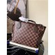 Louis Vuitton NEVERFULL PM Damier Ebene Red High