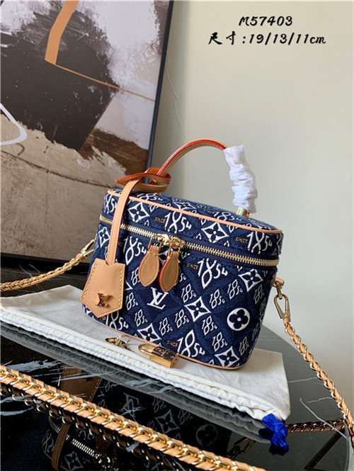 Louis Vuitton SINCE 1854 VANITY PM Blue High