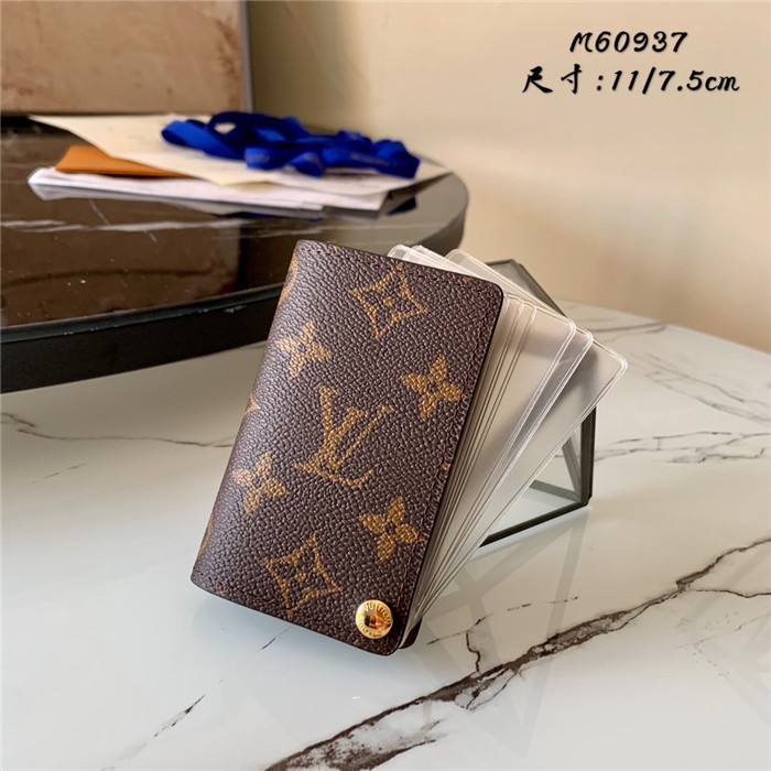 Louis Vuitton Porte Cartes Credit Pression card case Monogram High