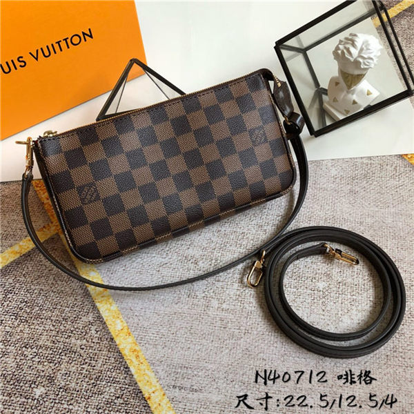 Louis Vuitton Pochette accessories Damier Ebene High