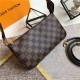 Louis Vuitton Pochette accessories Damier Ebene High