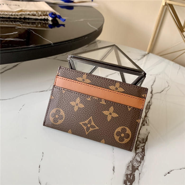 Louis Vuitton DOUBLE CARD HOLDER Monogram High